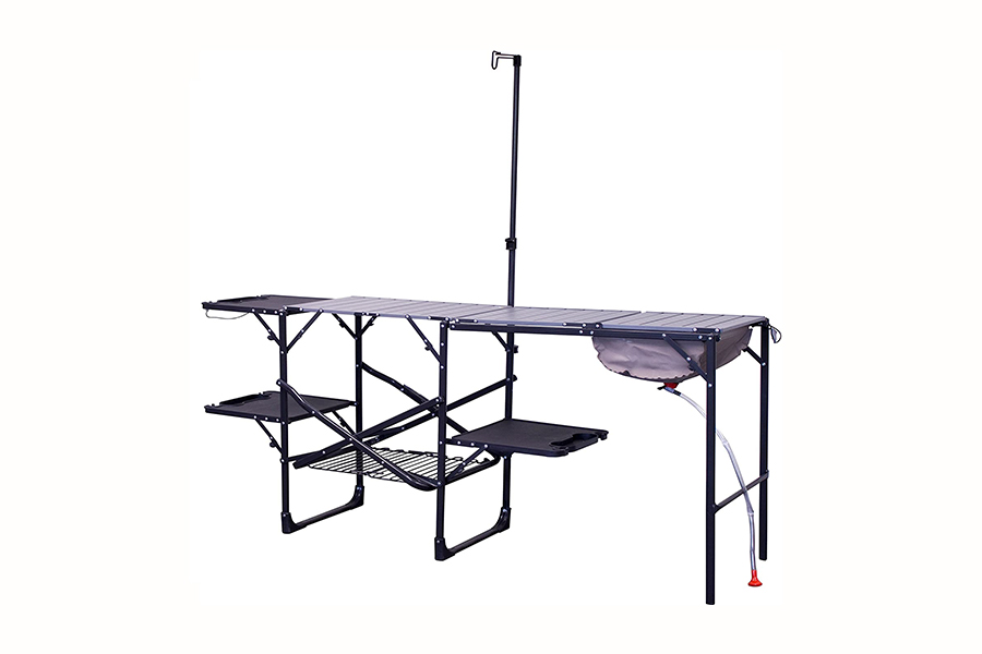 Best Camping Kitchen With Plenty of Shelving (GCI Outdoor Master Cook Portable Folding Camp Kitchen)