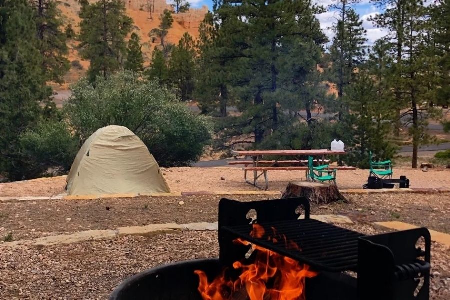 Campground near Bryce Canyon National Park