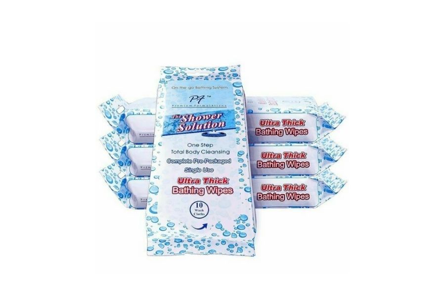 Premium Formulations Shower Solutions Adult Bathing Wipes