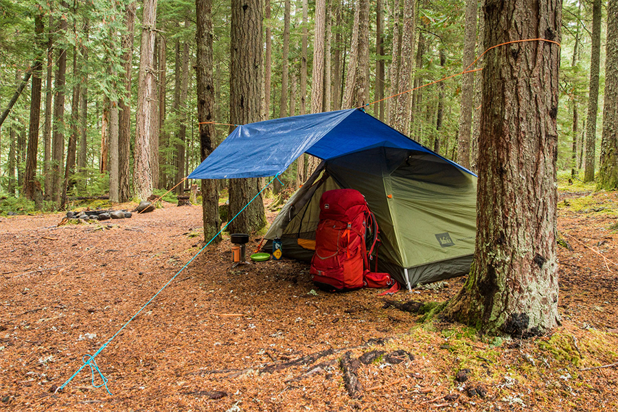 Put an extra tarp on top of your tent