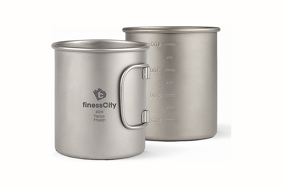 FinessCity Titanium Camping Mug