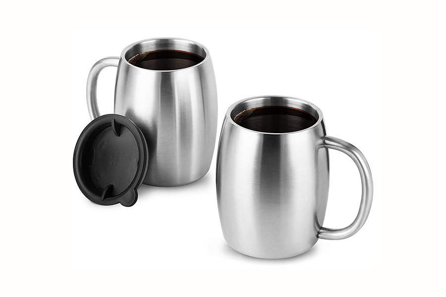 Tru Blu Steel Metal Coffee Mug