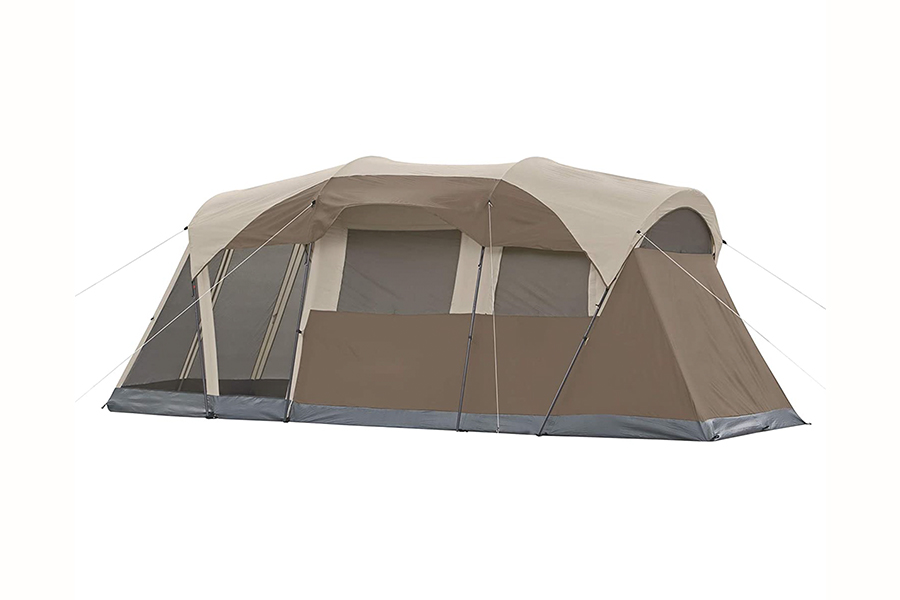 Coleman WeatherMaster 10-Person Outdoor Tent, Brown
