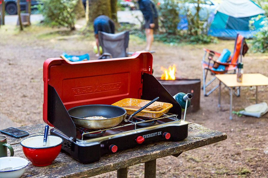 Go with manufacturers’ instructions for high camping stove safety