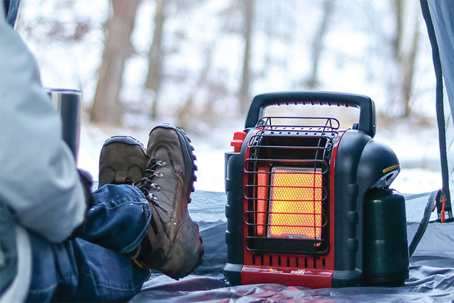 Use your tent heater only when you are awake